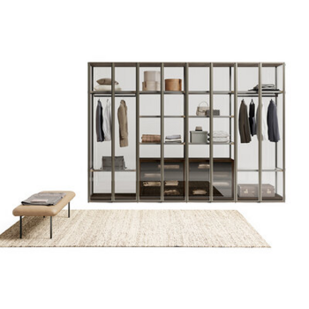 Cabina armadio in vetro Glass All | Dallagnese